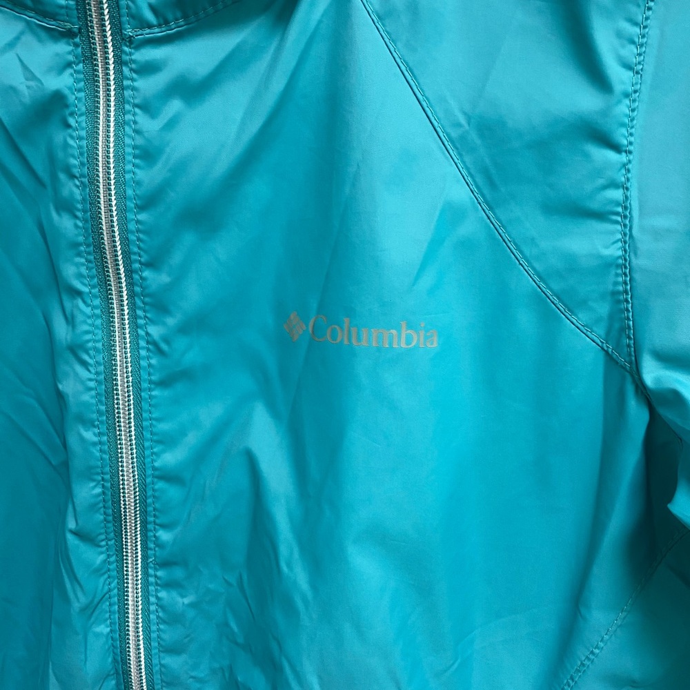 Columbia Lightweight Rain Jacket Medium - Picture 2 of 4